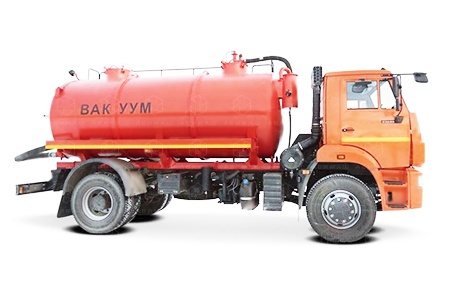 Автоцистерна вакуумная АВИМАШ АВ-10 П на шасси КАМАЗ 65115