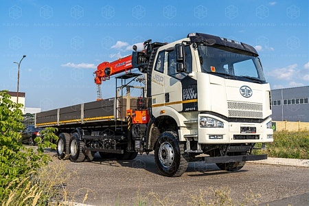Бортовой грузовик на FAW CA3250 с КМУ Hanglim KS1256G2 2024