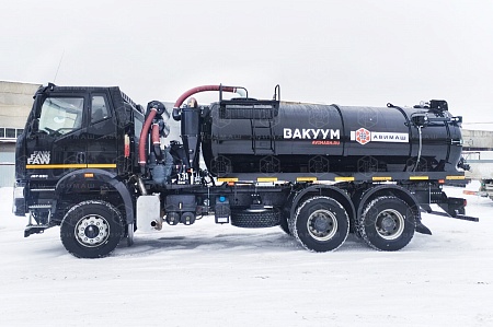 Илосос 12м3 на FAW J6 с насосом Jurop DL-400 АВИМАШ